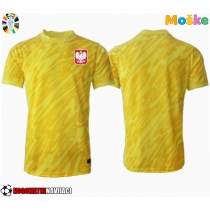 Moške Nogometnih dresov Poljska Vratar Domači EP 2024 Kratki rokavi